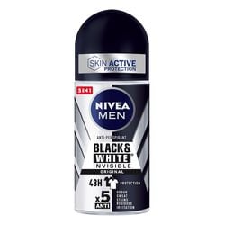 Desodorante hombre invisible Black&white men NIVEA Roll-on 50ml