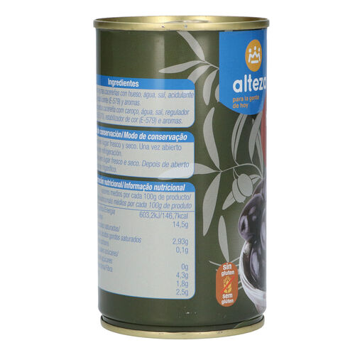 Aceituna negra ALTEZA con hueso 350g image number