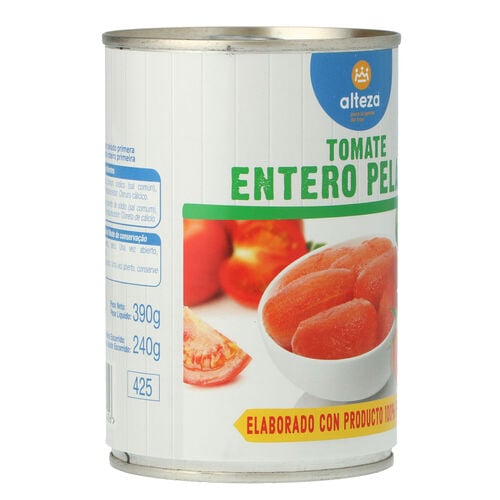 TOMATE ALTEZA ENTERO PELADO 390g image number