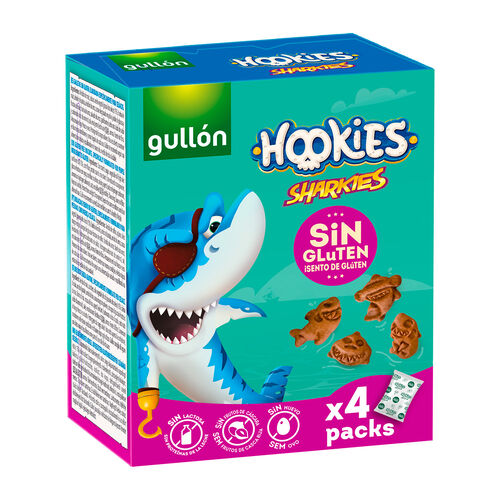 Galleta hookies sin gluten GULL&Oacute;N 160g image number