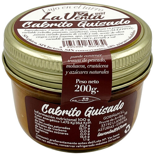 Cabrito guisado LA VENTA 200g image number