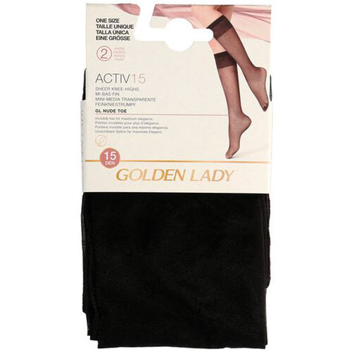 Mini media lycra 15d negro GOLDEN lady 2 pares image number