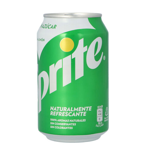 Refresco lima lim&oacute;n SPRITE bajo azucar lata 33cl image number