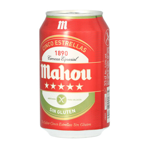 Cerveza sin gluten MAHOU 33cl image number