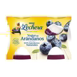 Yogur con ar&aacute;ndanos LA LECHERA NESTL&Eacute; 2x125g