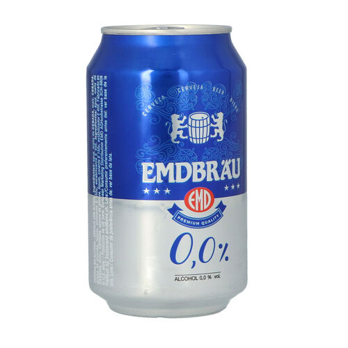 CERVEZA EMDBRAU 0 LATA 33cl image number
