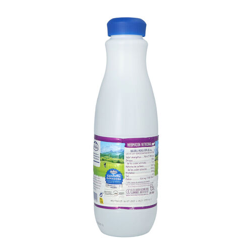 LECHE SEMIDESNATADA SIN LACTOSA CENTRAL LECHERA ASTURIANA 1,5L image number