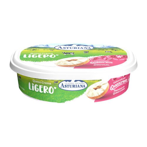 Queso crema Ligero Central Lechera ASTURIANA 200g image number