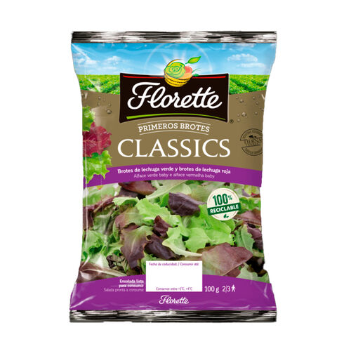 ENSALADA BROTES CLASSICS FLORETTE 100g image number