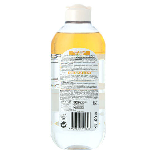 Agua micelar en aceite GARNIER 400ml image number