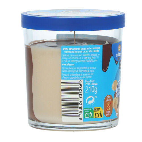 CREMA CACAO ALTEZA 2 GUSTOS VASO 210g image number