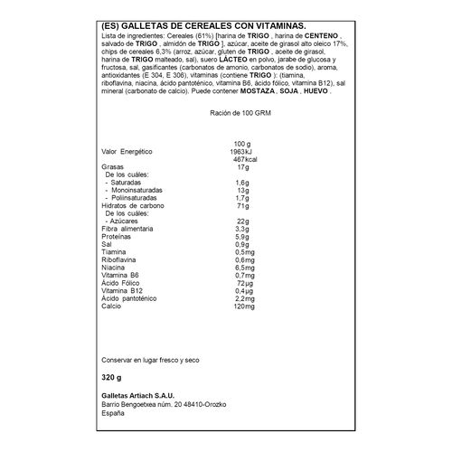 CEREALES DINOSAURIOS ARTIACH 320g image number