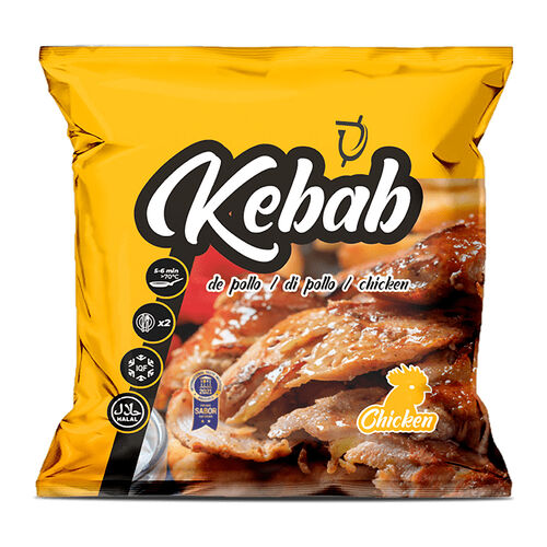 Kebab loncheado de pollo 250g image number