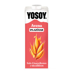 Bebida de avena 0% azúcar YOSOY 1L