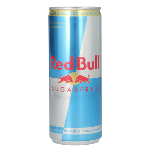 Bebida energ&eacute;tica RED BULL sugar free lata 250ml image number