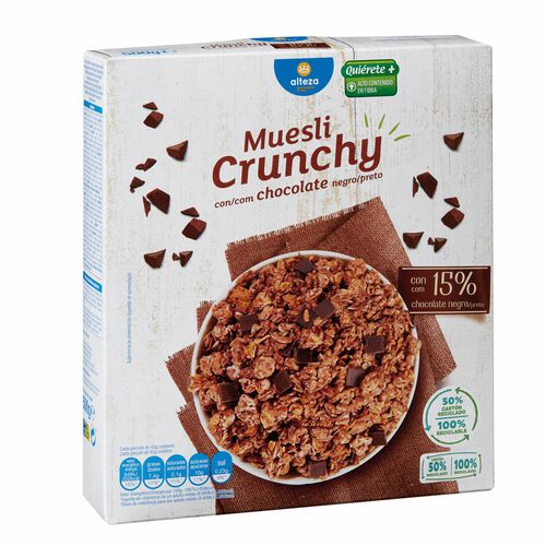CEREALES MUESLI CRUNCHY CON CHOCOLATE ALTEZA 500g image number