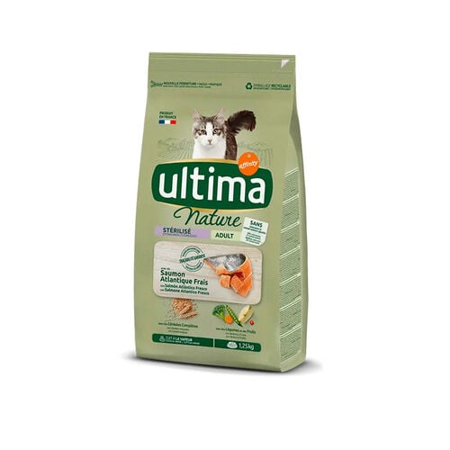 ALIMENTO SECO PARA GATO CON SALMON ULTIMA NATURE 1,25kg image number