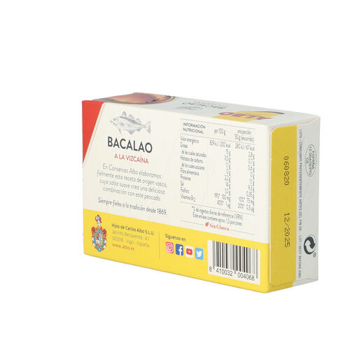BACALAO VIZCAINA ALBO 115g image number