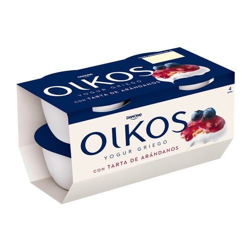 Yogur griego tarta de ar&aacute;ndanos OIKOS 4x110g image number