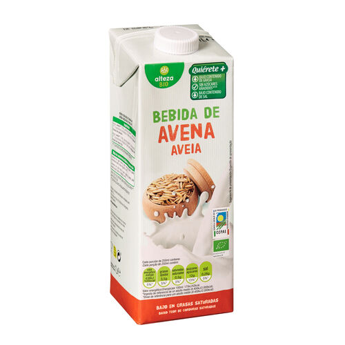 Bebida avena ecol&oacute;gica ALTEZA 1L image number