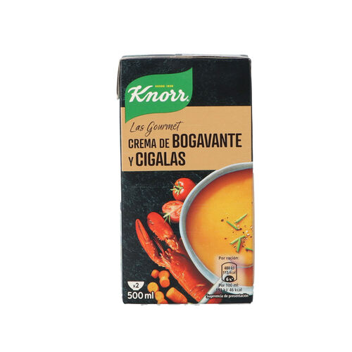 Crema KNORR bogavante cigala 500ml image number