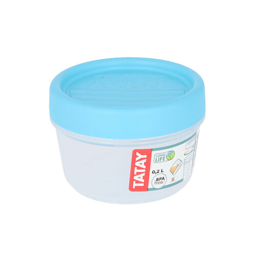 TUPPER REDONDO TATAY AZUL 200ml image number