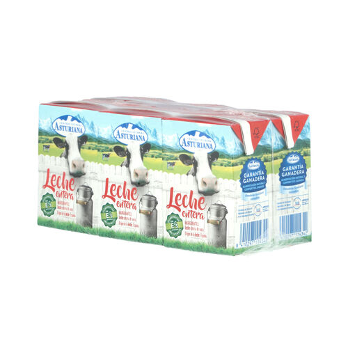Leche entera ASTURIANA 6x200ml image number