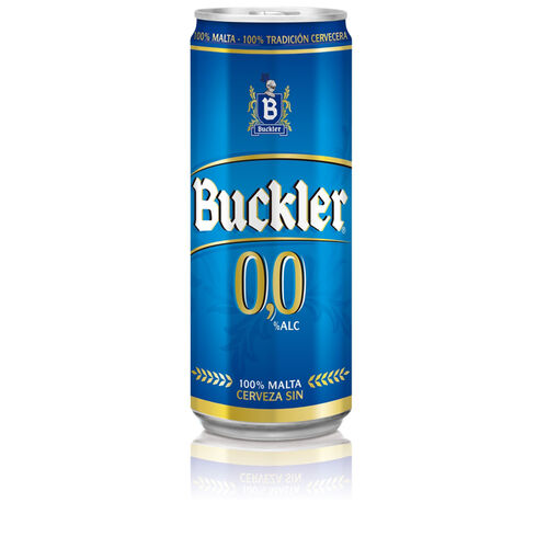 CERVEZA BUCKLER 0% LATA 33cl image number