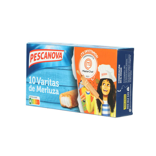 Merluza congelada varitas rebozadas PESCANOVA 300g image number