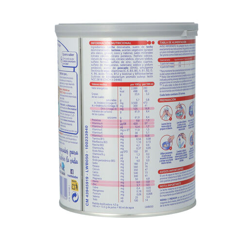 LECHE NIDINA 2 PREMIUM 800g image number