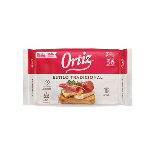 Pan tostado estilo Tradicional ORTIZ 320g image number