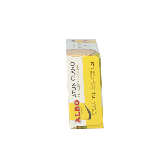 At&uacute;n claro en aceite de oliva ALBO 112g image number