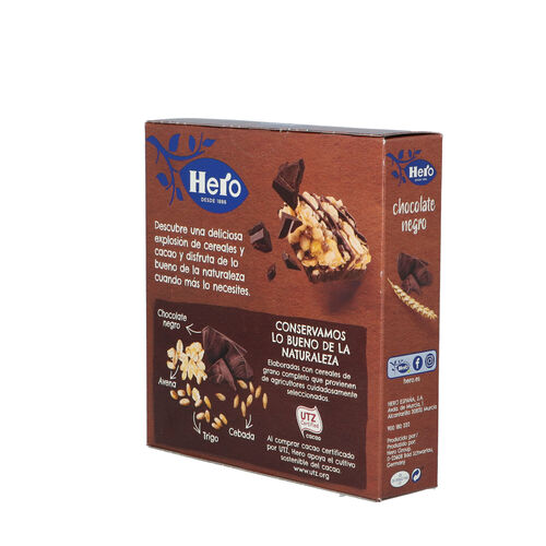 BARRITAS MUESLY CHOCO NEGRO CORNY PACK 6x25g image number