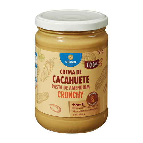 Crema cacahuete crunchy ALTEZA 500g image number