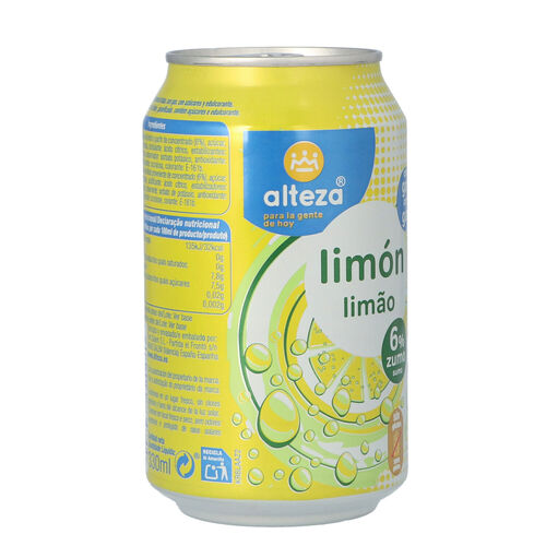 Refresco limon 6% zumo ALTEZA lata 33cl image number