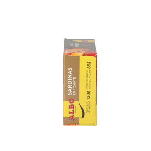 SARDINAS EN TOMATE ALBO 120g image number