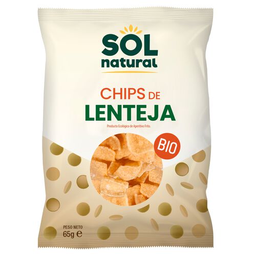 Chips de lenteja BIO SOL NATURAL 65g image number