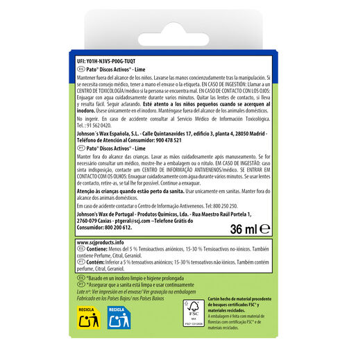 Discos activos lima aparato + recambio PATO 6uds image number