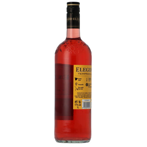 VINO ROSADO ELEGIDO TEMPRANILLO BOTELLA 1L image number