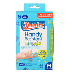 GUANTE SPONTEX TRIPLE CAPA TALLA MEDIANA 2uds