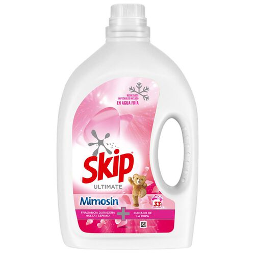 DETERGENTE LIQUIDO SKIP ULTIMATE MIMOSIN 33 LAVADOS image number