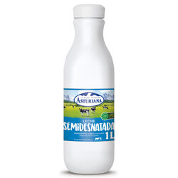 Leche semidesnatada Central Lechera ASTURIANA 1L