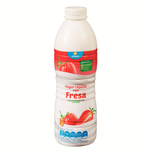 Yogur l&iacute;quido con fresa ALTEZA 1L image number