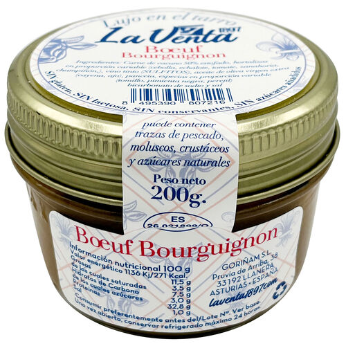 Boeuf Bourguignon LA VENTA 200g image number