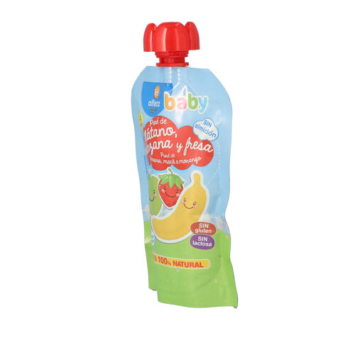 Pouch manzana fresa platano ALTEZA 120g image number