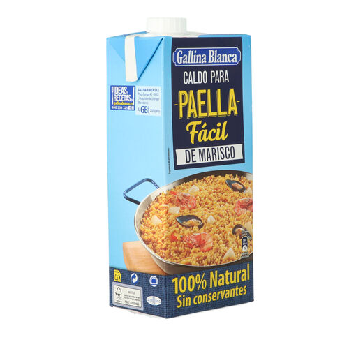 CALDO PARA PAELLA GALLINA BLANCA 1L image number