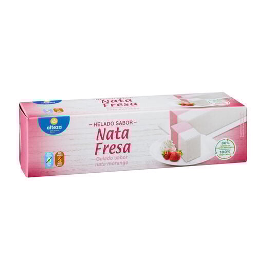 HELADO DE CORTE DE NATA Y FRESA ALTEZA 1L image number