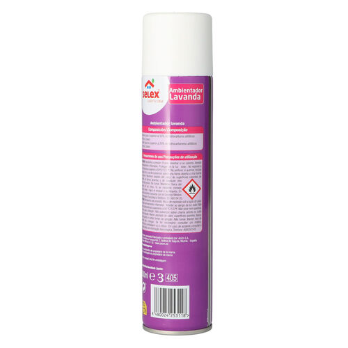 AMBIENTADOR CON AROMA A LAVANDA FRAGANZA 300ml image number
