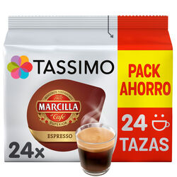 Caf&eacute; Espresso TASSIMO MARCILLA 24uds