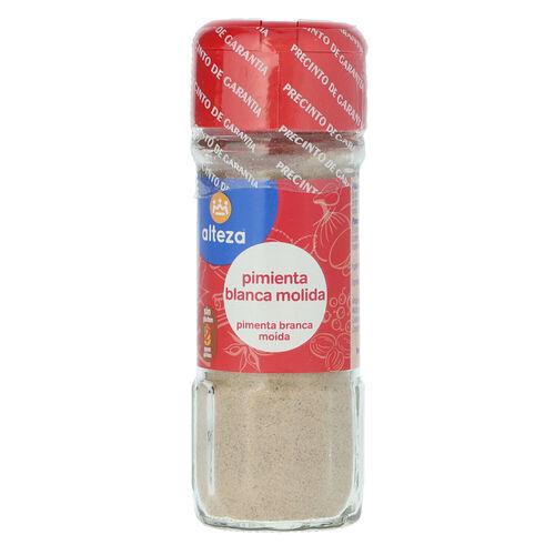 Pimienta blanca ALTEZA molida tarro 40g image number